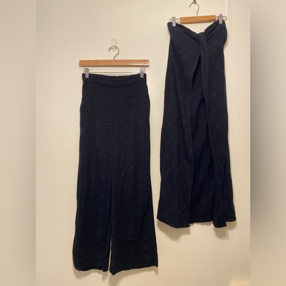 Free People Banita Set Black Women’s Pants and Tunic Top. Size XS - Picture 3 of 16